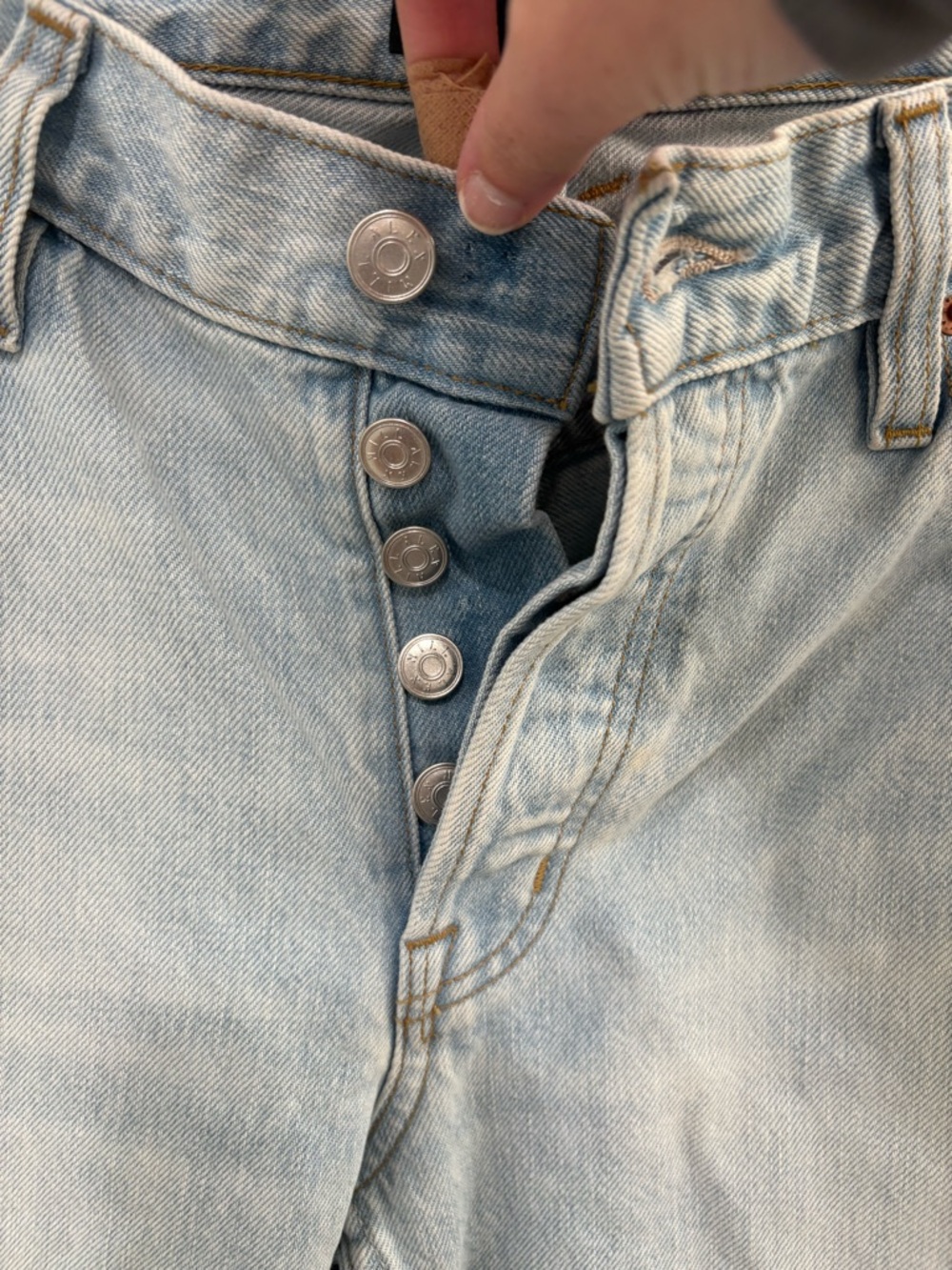 Alex Mill Jane Mid Rise Straight Jean in Nara Wash Size 27 - Picture 4 of 8